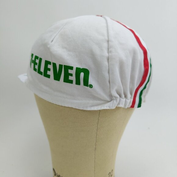 Vintage 7-Eleven Cycling Hat Cap Bicycle Race Bike Eroica USA 7-11 7 Eleven - Picture 5 of 16